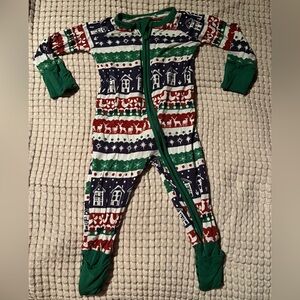 Christmas zipper sleeper